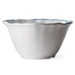 Tag White Melamine Ruffle Rim Serving Bowls, Set of 4 thumbnail 3
