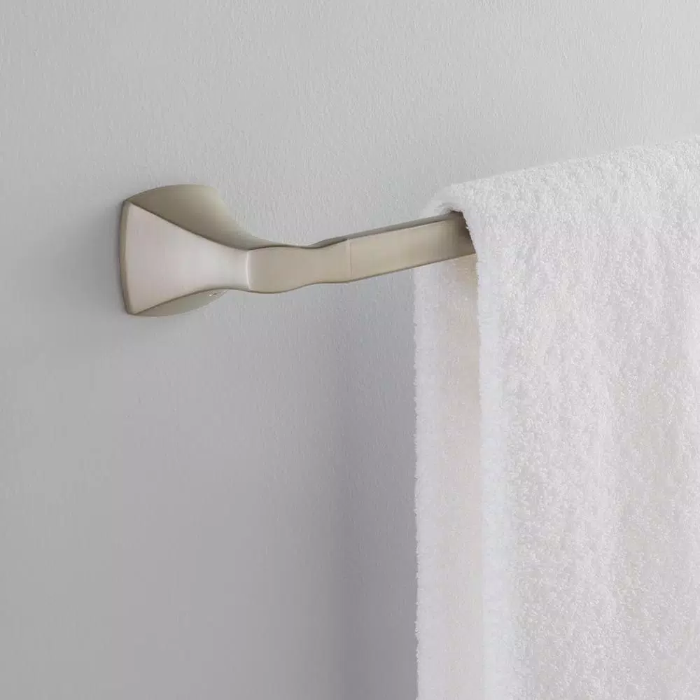 Moen Voss 24 in. Single Towel Bar, Brushed Nickel