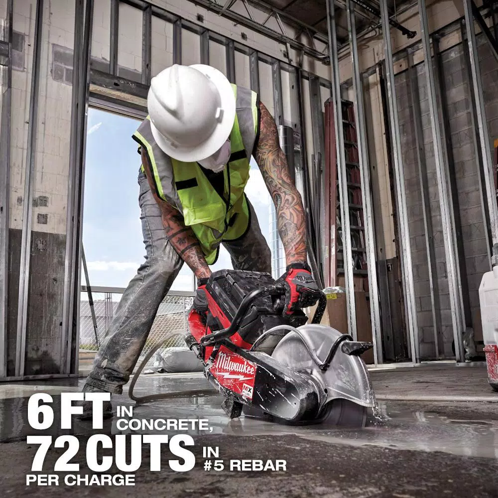 Milwaukee MX FUEL 14 in. Cordless Cut-Off Saw Kit with (2) Batteries and Charger