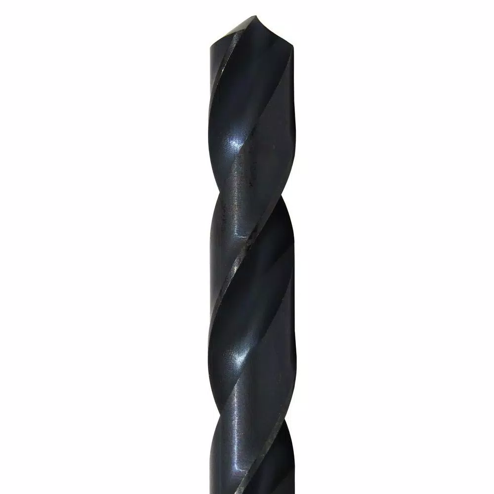 Drill America 25-Piece Metric High Speed Steel Twist Drill Bit Set with Black Oxide Finish
