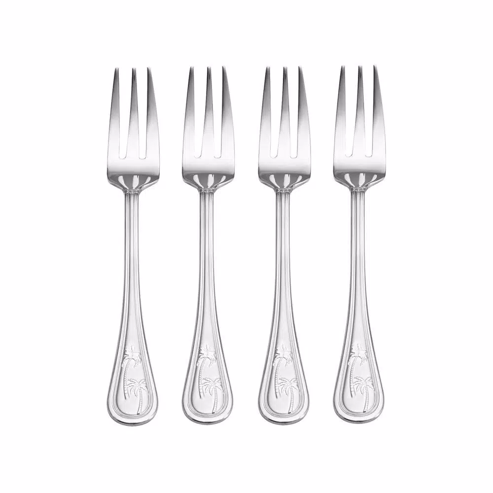 Towle Living Towle Palm Breeze 18/0 Stainless Steel Cocktail Forks, Set of 4