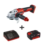 Einhell PXC 18V Brushless 5 in. Cordless Angle Grinder Kit with 3.0 Ah Battery and Fast Charger thumbnail 1
