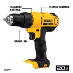 DEWALT 20V MAX Cordless 6-Tool Combo Kit with 3 Batteries and Charger thumbnail 3