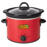 Taco Tuesday 2 Qt. Fiesta Slow Cooker with Variable Heat Control, Red thumbnail 1