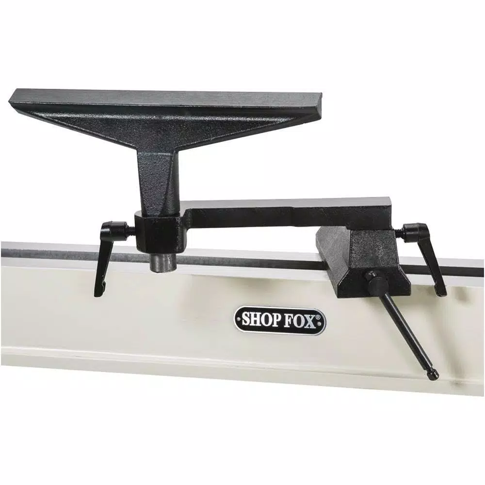 Shop Fox 16 in. x 46 in. 2 HP Wood Lathe with Stand and Digital Tachometer, 110-Volt