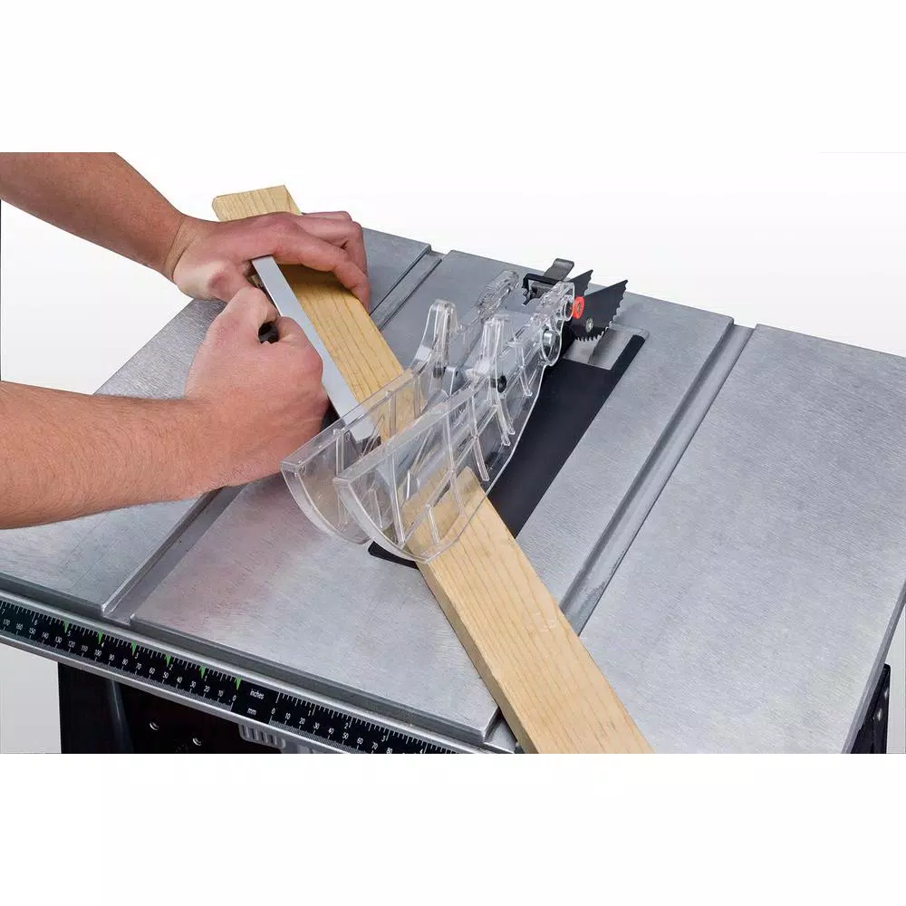 Genesis GTS10SB 10 in. Table Saw with 15 Amp Motor, Self-Aligning Rip Fence and Heavy-Duty Metal Stand