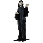 Haunted Hill Farm 5 ft. Animatronic Grim Reaper Halloween Prop thumbnail 1