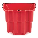 Rubbermaid Commercial Products Rubbermaid WaveBrake 4.5 Gal. Red Plastic Dirty Water Bucket thumbnail 1