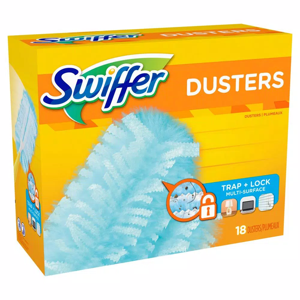 Swiffer Dusters Multi-Surface Unscented Refills, 180 Count (18-Count, 4-Pack)