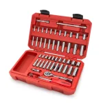 TEKTON 51-Piece 1/4 in. Drive Socket Set, SAE and Metric, Shallow and Deep Lengths thumbnail 2