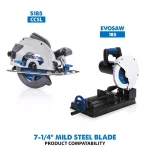 Evolution Power Tools Evolution 7-1/4 in. 40-Teeth Carbide Mild Steel Cutting Saw Blade thumbnail 5
