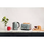 Haden Perth 1500W 4-Slice Wide Slot Toaster, Slate Grey thumbnail 7