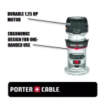 Porter-Cable Porter Cable 450 1.25 HP Max Torque Compact Corded Router thumbnail 2