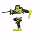 RYOBI ONE+ HP 18V Brushless Compact 2-Tool Combo Kit: 1/4 in. Impact Driver & 3/8 in. Impact Wrench thumbnail 1