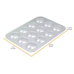 Chicago Metallic Commercial II 12-Cup Muffin and Cupcake Pan thumbnail 3