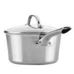 Ayesha Curry Ayesha Home Collection 3-Quart Stainless Steel Saucepan with Glass Lid thumbnail 4