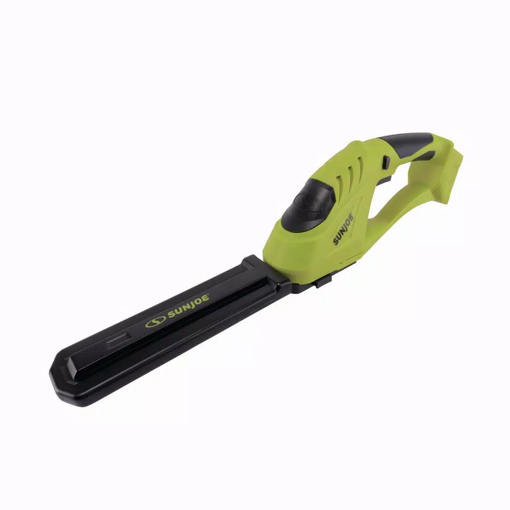Sun Joe 24V Cordless Handheld Trimmer, 7 in. Rust-Resistant Steel Blades (Tool Only)