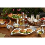 Nambe Bella 18 in. Alloy Oval Serving Platter by Nambe thumbnail 2