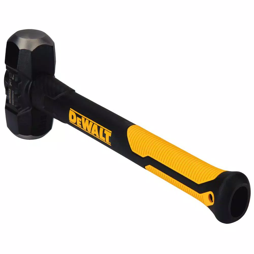 DEWALT 4 lb. Exo-Core Drilling Sledge Hammer with 12.2 in. Handle