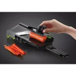 Simposh Handheld Mandoline Slicer with Julienne Blades and Adjustable Thickness Settings thumbnail 12