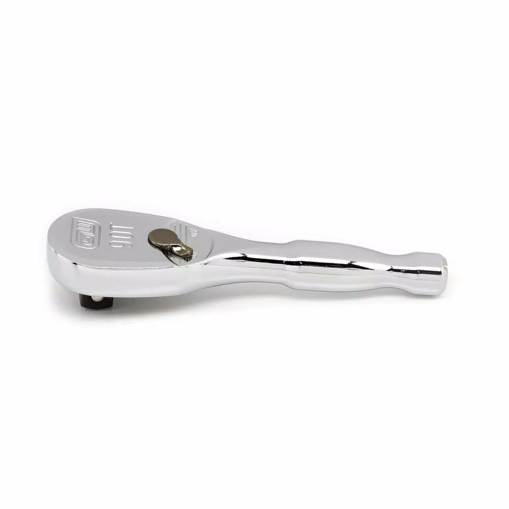 GEARWRENCH 3/8 in. Drive 90-Tooth 4-3/4 in. Stubby Teardrop Ratchet
