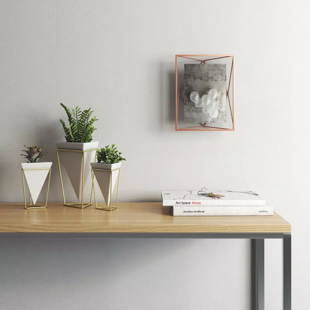 Umbra Prisma 5 x 7 in. Copper Metal Floating Photo Frame