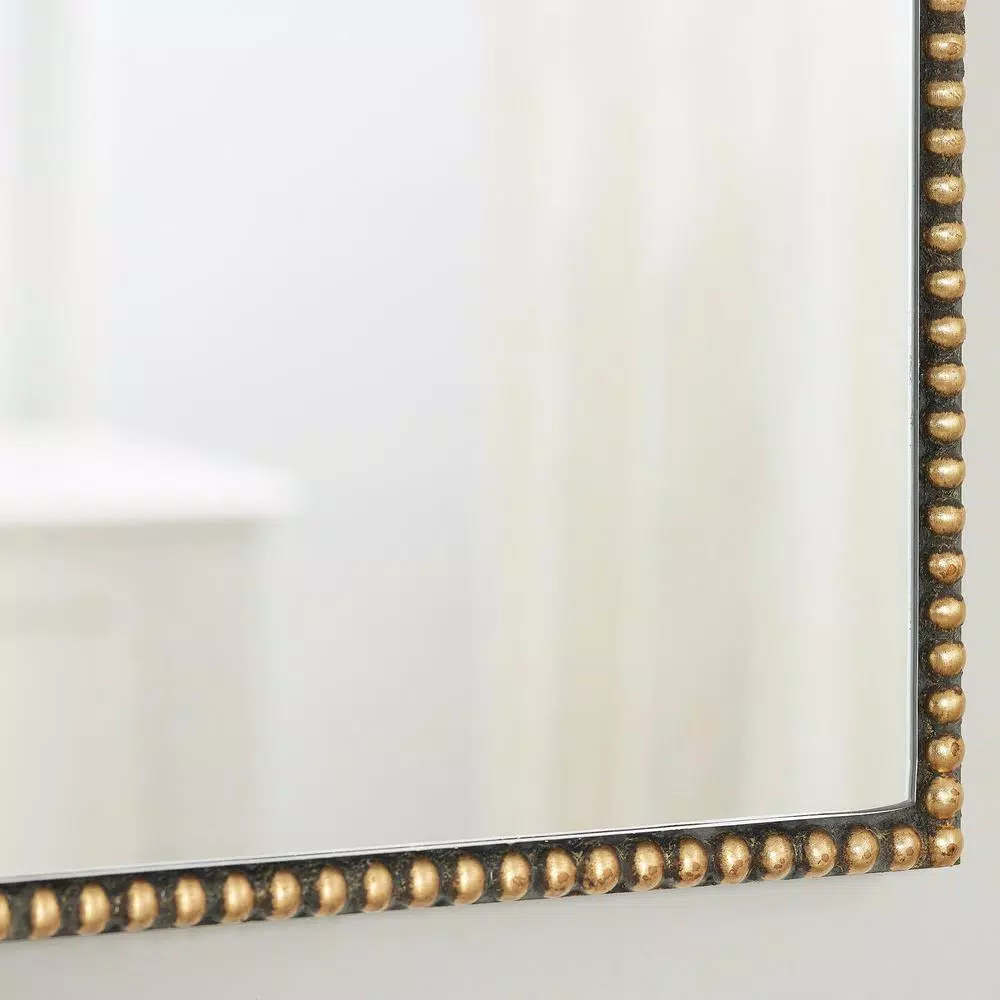 Home Decorators Collection Ornate Arched Gold Antiqued Accent Mirror