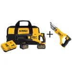 DEWALT DCS388T2 FLEXVOLT 60V MAX Brushless Cordless Reciprocating Saw Kit with (2) 2Ah Batteries & Bonus Swivel Head Shear thumbnail 1