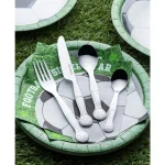 Viners On the Ball 4-Piece Stainless Steel Kids Cutlery Set with Soccer Ball Handles thumbnail 3