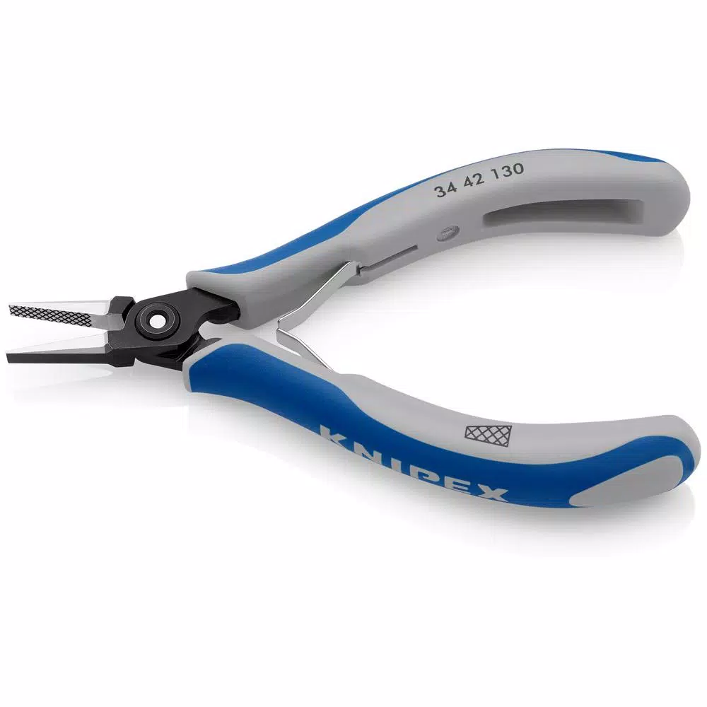 KNIPEX 5-1/4 in. Precision Electronics Gripping Pliers with Multi-Component Handles