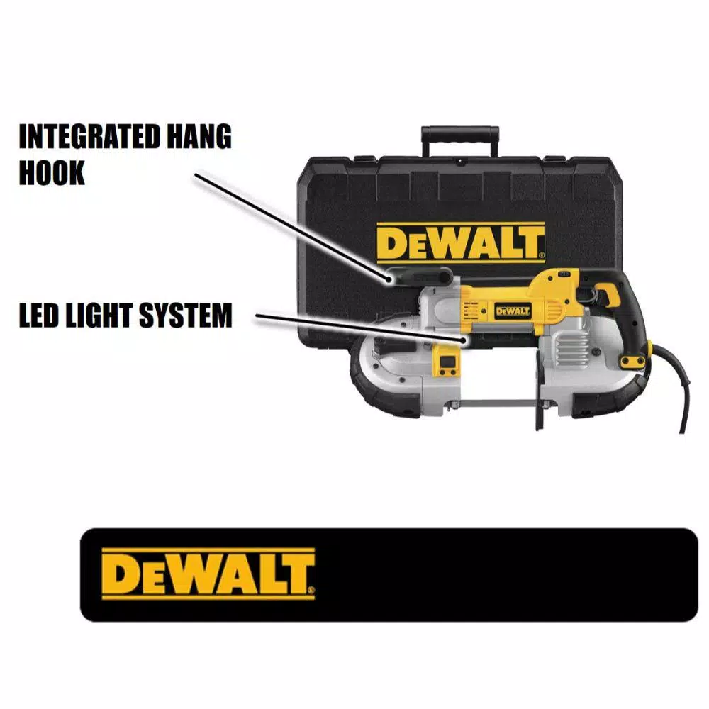 DEWALT 10 Amp Portable Deep Cut Band Saw Kit with Case