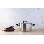 BergHOFF Ron 6.8 Qt. Stainless Steel Stock Pot with Lid, Induction Compatible thumbnail 5