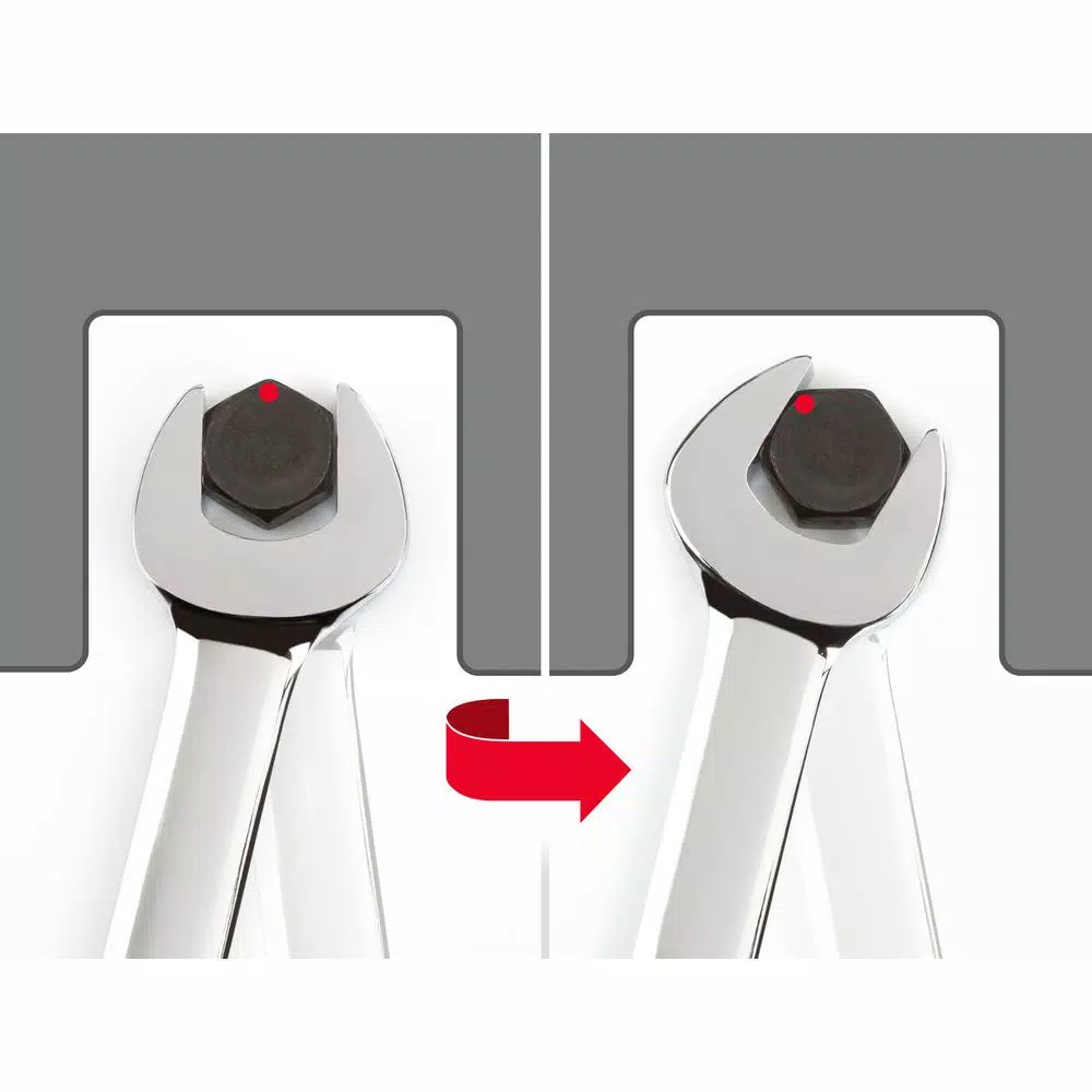 TEKTON 36 mm Combination Wrench, 12-Point Box End, Chrome Vanadium Steel