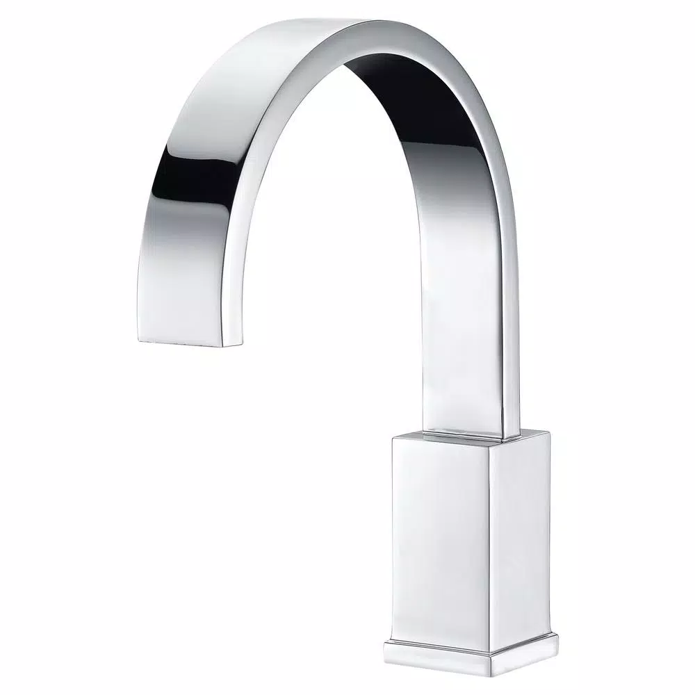 ANZZI Nite Series Single-Handle Deck-Mount Roman Tub Faucet with Handheld Sprayer, Polished Chrome
