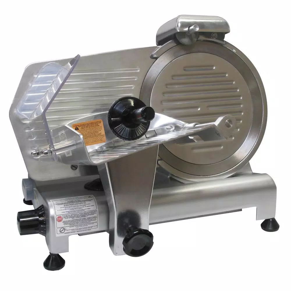 Weston Pro-Series 10 in. Electric Meat Slicer, 200W, Silver