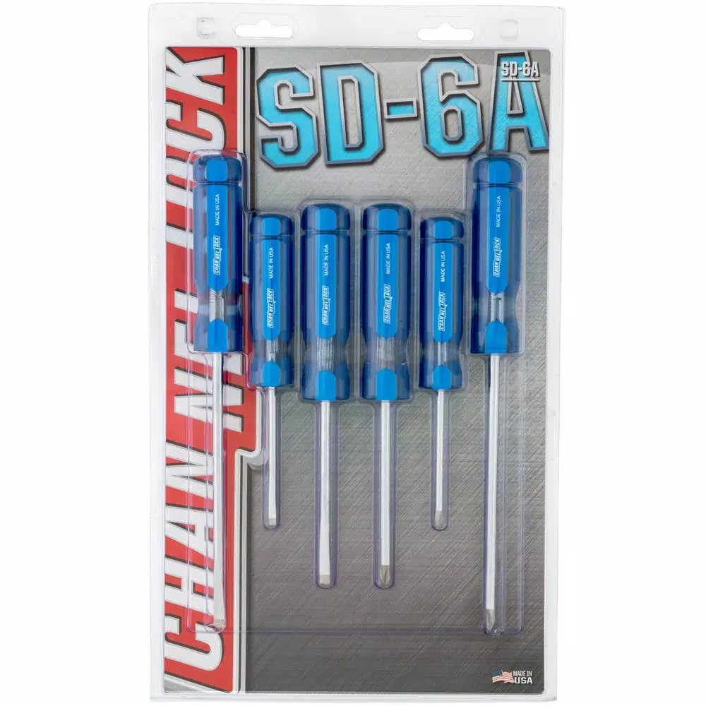 Channellock 6-Piece Phillips and Slotted Screwdriver Set