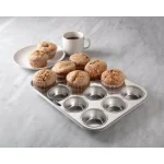 Fox Run Stainless Steel 12-Cup Muffin and Cupcake Pan thumbnail 4