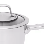 BergHOFF Essentials Manhattan 1.8 qt. Stainless Steel Saucepan with Glass Lid thumbnail 2
