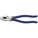 Klein Tools 9 in. High Leverage Side-Cutting Pliers with Tape Puller thumbnail 1