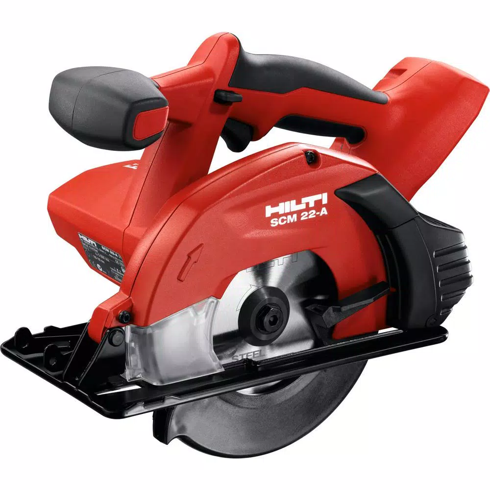 Hilti 22V Cordless Metal Cutting Circular Saw Kit with Two 8.0 Ah Batteries, Charger, and Bag