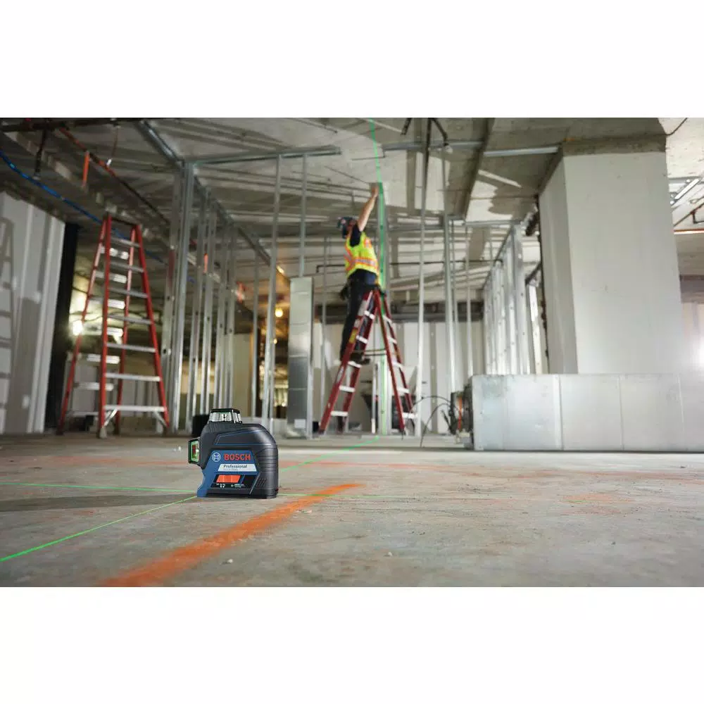 Bosch GLL3-300G 360-Degree Green Self-Leveling 3-Plane Laser Level