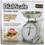 Sportsman Series 44 lb. Stainless Steel Analog Food Scale with Removable Bowl thumbnail 7