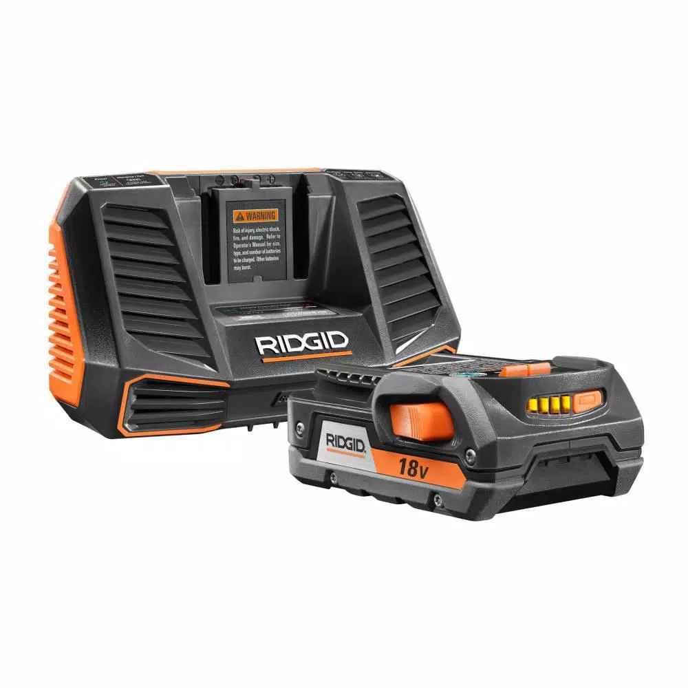 RIDGID 18V Hybrid Jobsite Radio Kit with 2.0 Ah Lithium-Ion Battery and Charger
