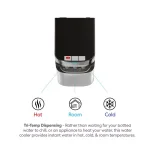 Brio Essential Series Bottom Loading Water Dispenser, Tri-Temp Hot/Cold/Room Temp, Black & Stainless Steel thumbnail 4