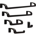 Delta Annalisa 8 in. Single Hand Towel Bar, Matte Black thumbnail 2