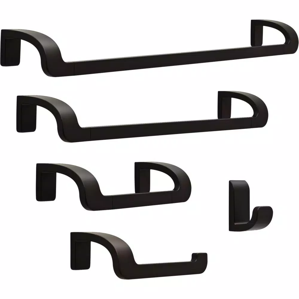 Delta Annalisa 8 in. Single Hand Towel Bar, Matte Black