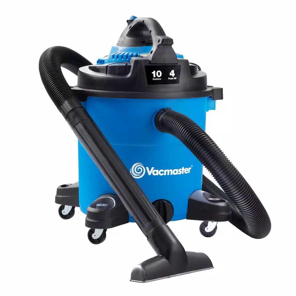 Vacmaster VBVA1010PF 10 Gal. Wet/Dry Vacuum with 4 Peak HP Motor and 210 MPH Detachable Blower