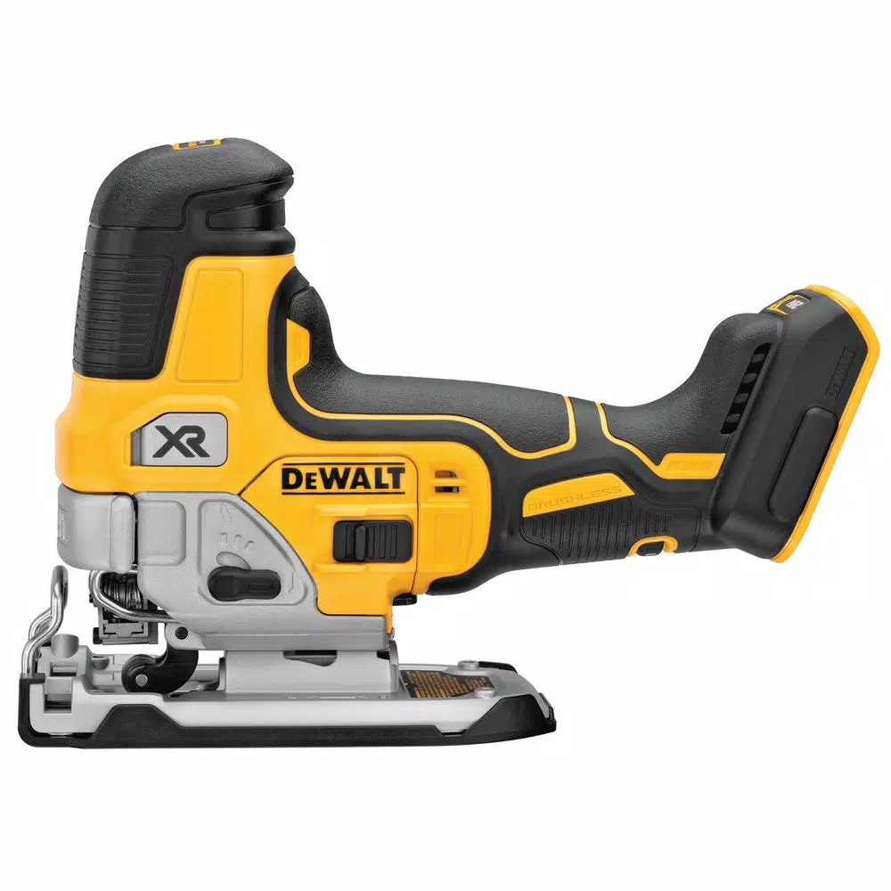 DEWALT 20V MAX XR Brushless Cordless Barrel Grip Jigsaw Kit with (2) 5.0Ah Batteries & Charger