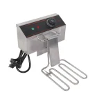 Costway 5000W Dual Tank Electric Countertop Deep Fryer, Stainless Steel Commercial & Home Restaurant Fryer thumbnail 4