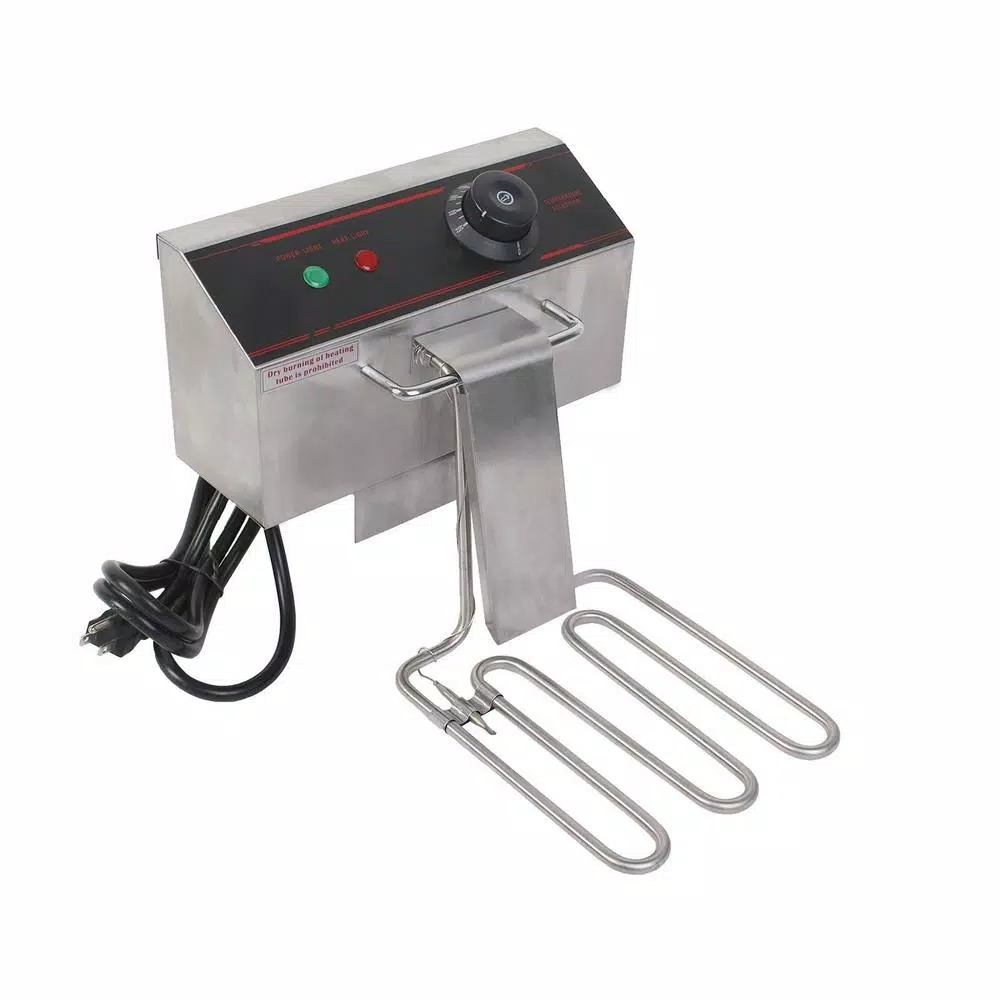 Costway 5000W Dual Tank Electric Countertop Deep Fryer, Stainless Steel Commercial & Home Restaurant Fryer